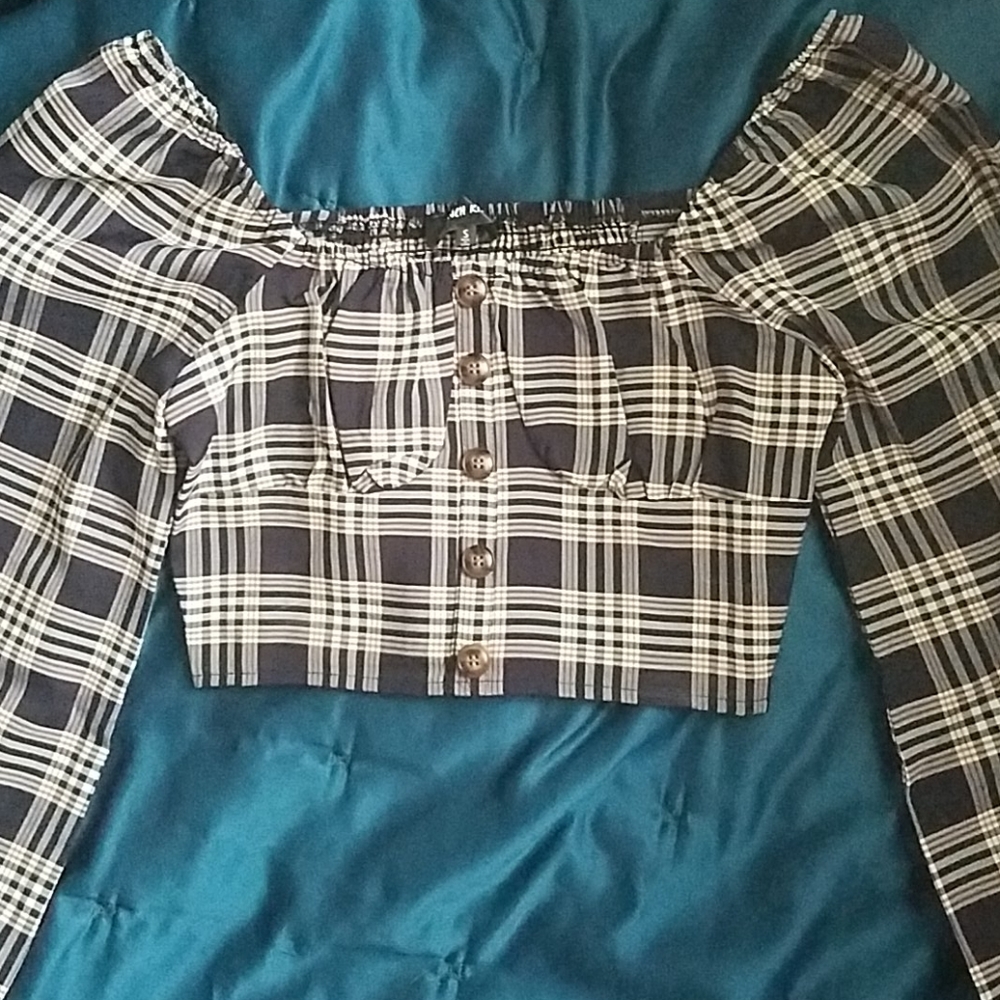 Plaid Women's Top